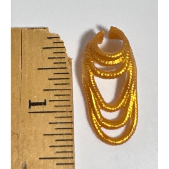 Monster High Gold Necklace For 2010 Schools Out Lagoona Doll Mattel - Picture 3 of 3